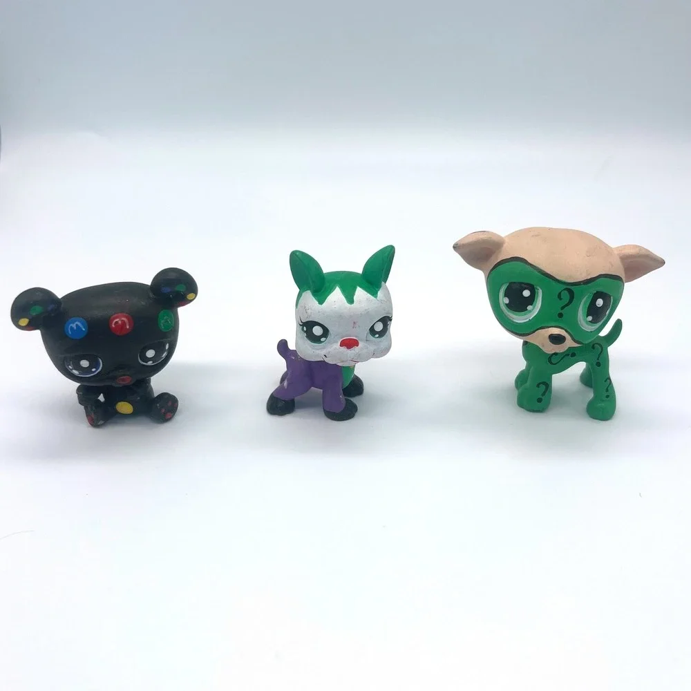 Littlest Pet Shop Lot 10 Customs Hand Painted LPS AS IS